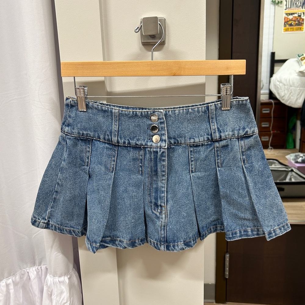 That’s So Fetch Denim Mini Skirt